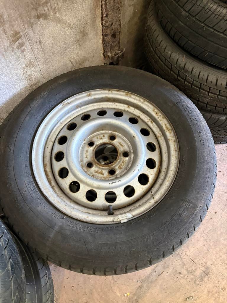 6 stuks Aanhanger/caravan wielen 14 inch, Auto diversen, Aanhangwagen-onderdelen, Ophalen, Gebruikt