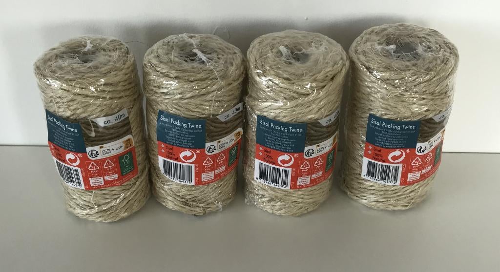 NIEUW Jute touw 20 meter natuurlijk stevig voor klussen, Ophalen, Nieuw, Materiaal