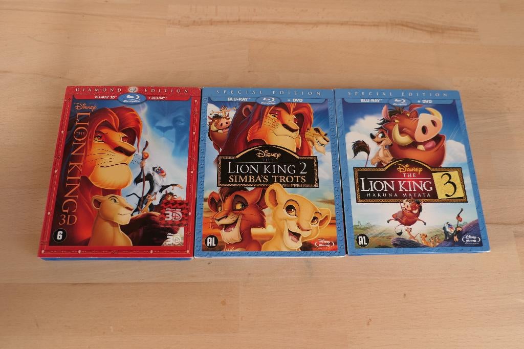 blu-ray s disney  the lion king  1 koop, Cd's en Dvd's, Blu-ray, Ophalen of Verzenden, Zo goed als nieuw, Tekenfilms en Animatie