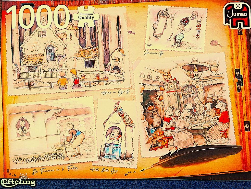 Legpuzzel Efteling Sprookjes, Verzamelen, Efteling, Ophalen of Verzenden, Zo goed als nieuw, Overige typen