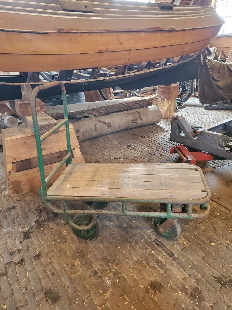 Transportkar wagen vintage industieel, Ophalen