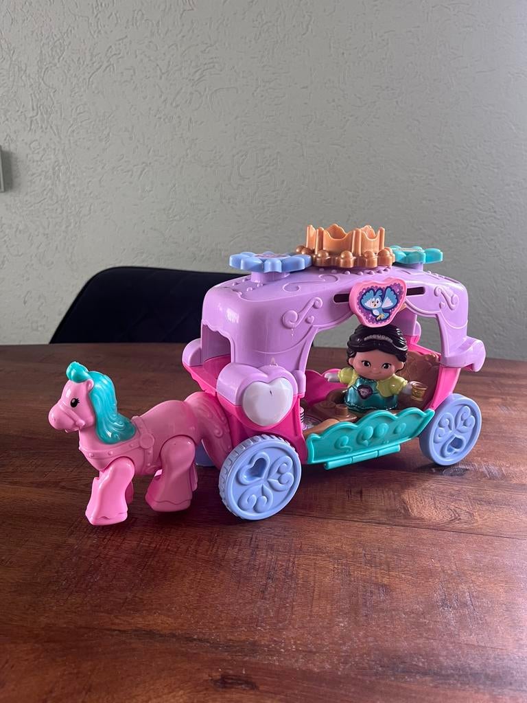 VTech Vrolijke Vriendjes Magische Koets met Prinses Tess., Ophalen, Zo goed als nieuw