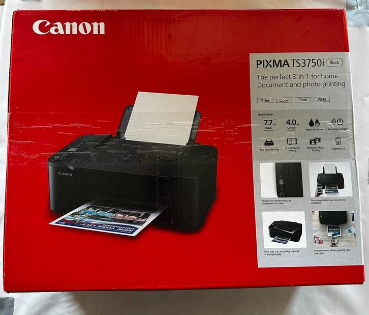 Printer Canon Pixma TS3750i, Computers en Software, Printers, Nieuw, Ophalen