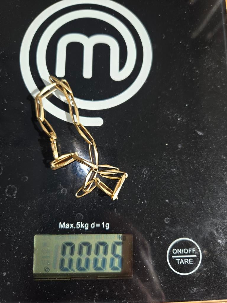 18 krt gouden armband voor de stevige pols, Postzegels en Munten, Edelmetalen en Baren, Ophalen of Verzenden, Goud