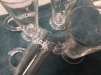 BAILEYS IRISH COFFEE glazen, 4 stuks, witte logo, Verzamelen, Ophalen of Verzenden, Zo goed als nieuw, Borrel- of Shotglas