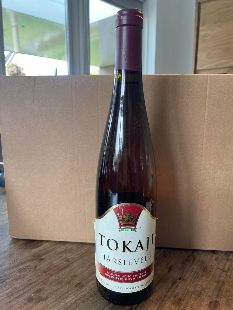 Tokaji Hárslevelű Hongaarse halfzoete witte wijn, Ophalen of Verzenden, Zo goed als nieuw, Overige gebieden, Witte wijn