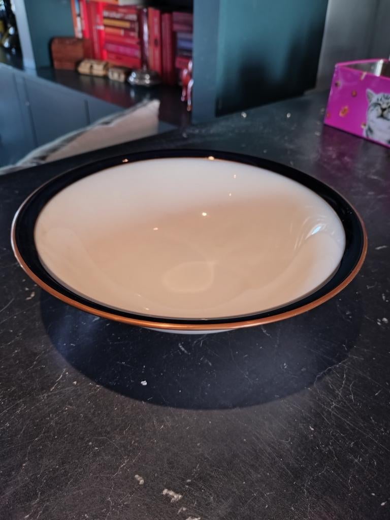 Hutschenreuther Olivia 63 serveerschaal kobalt blauw goud, Ophalen