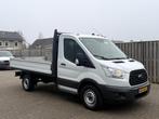 Ford Transit 350 2.2 TDCI Open Laadbak Pick-Up Maxi 3-Zits 2, Auto's, Bestelauto's, Euro 5, Gebruikt, Zwart, 4 cilinders