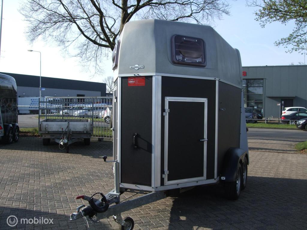 Hele mooie Humbaur Rapid 2 paards. Zadelkamer Kunststofvloer, Gebruikt, Overige typen