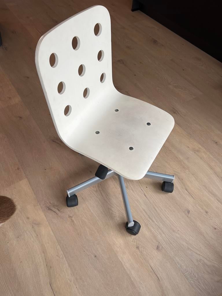 Kinderbureaustoel - Wit, Ophalen, Gebruikt, Wit, Bureaustoel