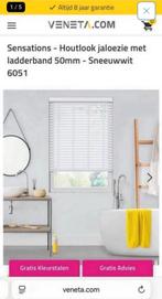 Veneta Sensations Houtlook jaloezie sneeuwwit 72x146,5 cm, Ophalen, Wit, 50 tot 100 cm, Zo goed als nieuw