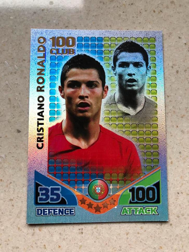 Panini collectie Cristiano Ronaldo deel 1, Verzamelen, Sportartikelen en Voetbal, Zo goed als nieuw, Spelerskaart, Buitenlandse clubs