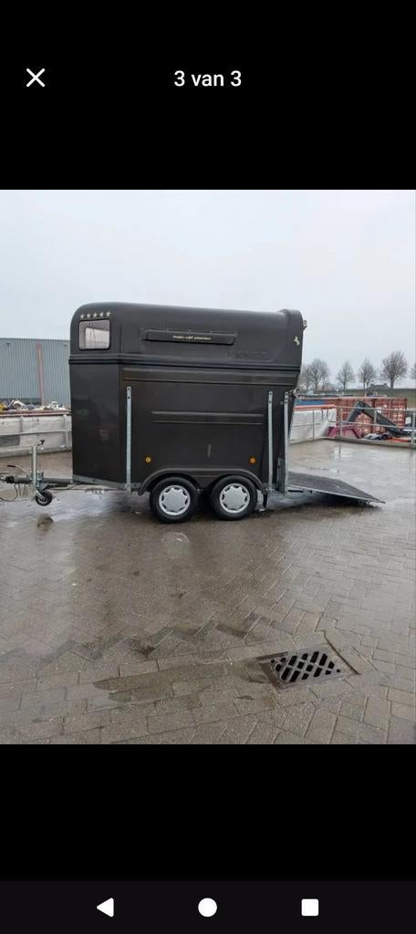 Paardentrailer, Ophalen, Gebruikt