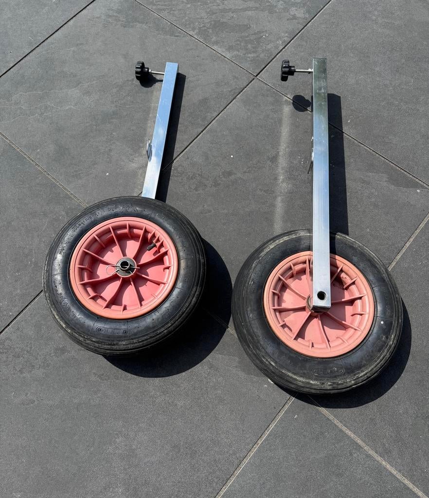 Zodiac spiegelwielen strandwielen, Watersport en Boten, Ophalen, Zo goed als nieuw, Overige typen