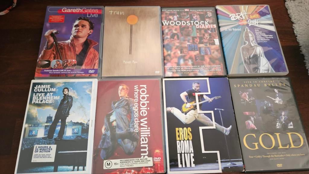 Grote partij muziek DVD's - Diverse artiesten en concerten, Alle leeftijden, Ophalen of Verzenden, Zo goed als nieuw