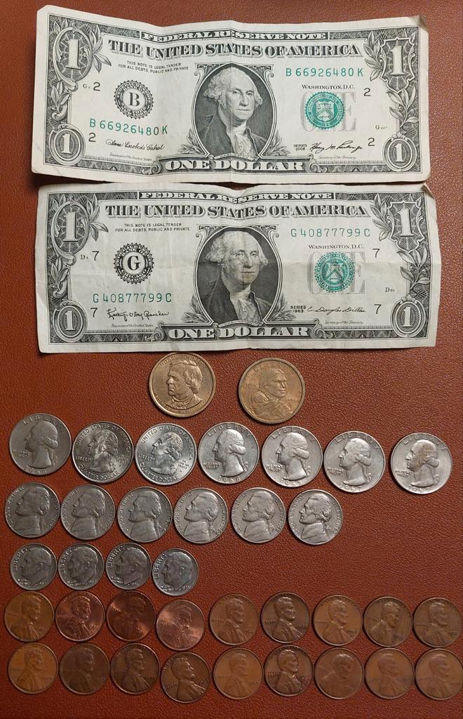 Amerikaanse dollar munten en bankbiljetten, Postzegels en Munten, Munten | Amerika, Noord-Amerika, Ophalen of Verzenden