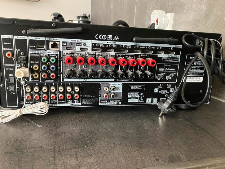 Onkyo TX-NR656 AV Receiver - 7.2-kanaals, Dolby Atmos, Audio, Tv en Foto, Versterkers en Receivers, Gebruikt, 7.1, 120 watt of meer