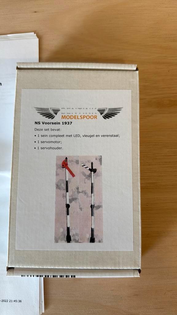 NS Voorsein 1937., Hobby en Vrije tijd, Modeltreinen | H0, Nieuw, Rails, Gelijkstroom of Wisselstroom, Overige merken, NS, Ophalen of Verzenden
