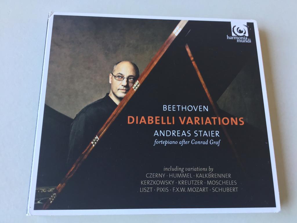 Beethoven Diabelli Variations Andreas Staier, Ophalen of Verzenden, Classicisme, Zo goed als nieuw, Orkest of Ballet