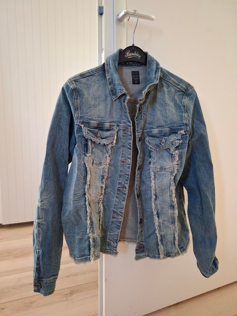Blue Daze spijkerjasje van Summum, maat 42, Blauw, Maat 42/44 (L), Ophalen of Verzenden, Gedragen