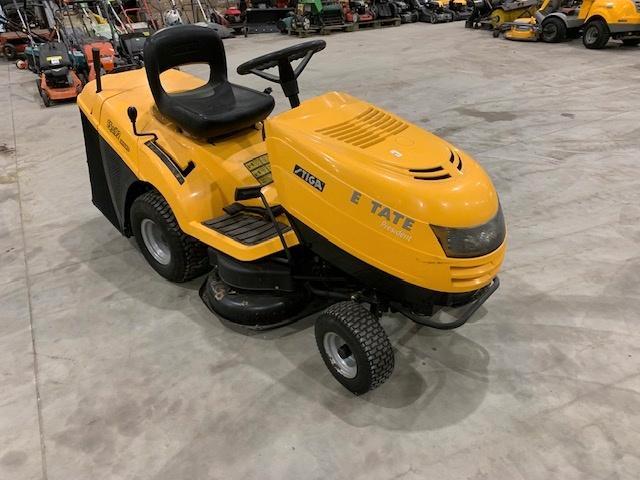 stiga estate president JTP 92 HYDRO achtervanger briggs &, Tuin en Terras, Zitmaaiers, Gebruikt, 90 tot 120 cm, Elektrische starter