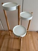 Ikea satsumas plantenstanddaard bambo wit 3 etages, Huis en Inrichting, Tafels | Bijzettafels, Ophalen, Minder dan 55 cm, Zo goed als nieuw