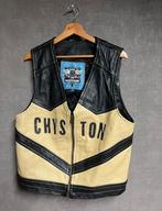 Chyston leren gilet, Ophalen of Verzenden, Zo goed als nieuw, Maat 48/50 (M), Zwart