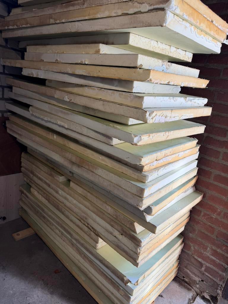 Pir platen 40mm, Ophalen, Gebruikt, Hardschuim (Pir), 4 tot 8 cm