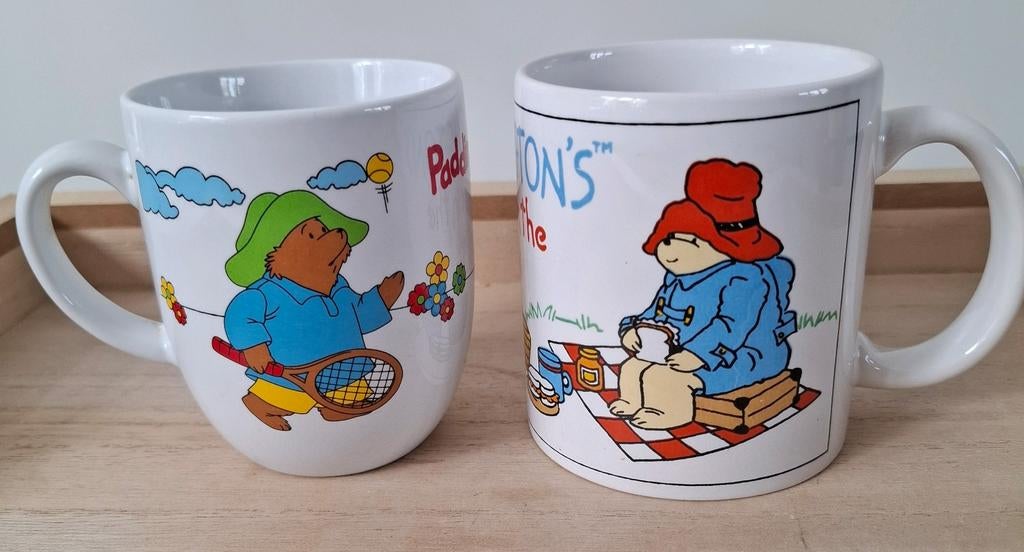 Set van 2 Beertje Paddington mokken, Gebruikt, Keramiek, Ophalen of Verzenden, Overige stijlen