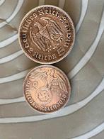 Zilveren 5 mark. Zilveren 2 mark. Zilveren munten, Ophalen of Verzenden, Duitsland, Setje, Zilver