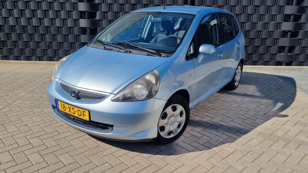 Honda Jazz 1.2i - Elek ramen - Airco - APK, Auto's, Honda, Voorwielaandrijving, 4 cilinders, Blauw, Handgeschakeld