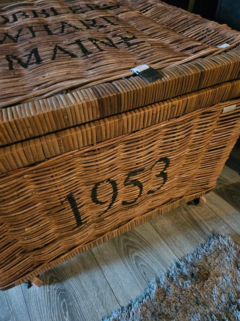 Riviera maison deken kist met wieltjes, Ophalen, Minder dan 50 cm, 50 tot 100 cm, Zo goed als nieuw