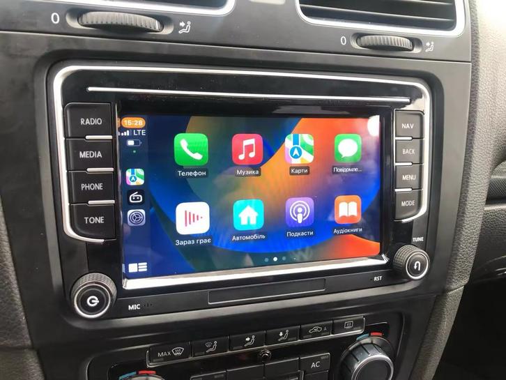 Skoda Draadloos Carplay Navigatiesysteem | Volkswagen / Seat, Auto diversen, Autoradio's, Nieuw, Ophalen of Verzenden