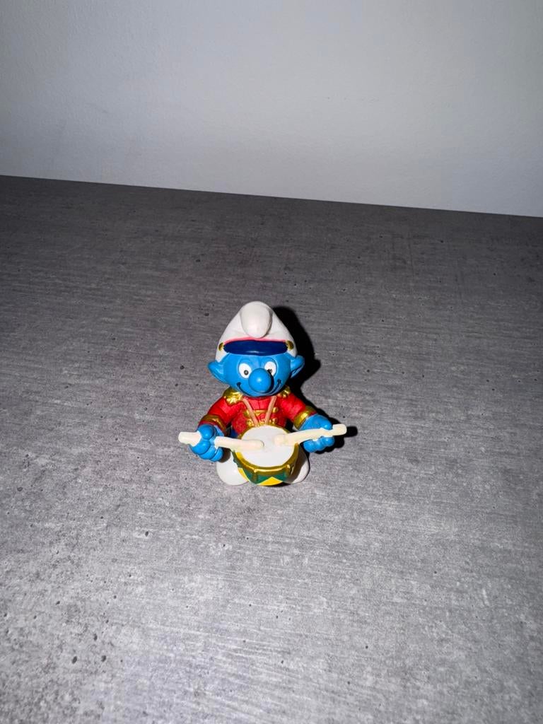 Smurf met trommel, Ophalen of Verzenden, Nieuw