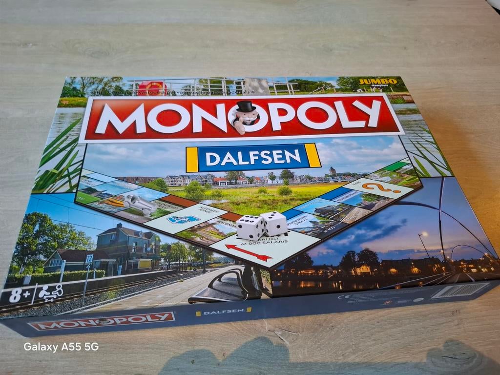 Monopoly Dalfsen - Zo goed als nieuw bordspel, Hobby en Vrije tijd, Gezelschapsspellen | Bordspellen, Jumbo B.V., Vijf spelers of meer