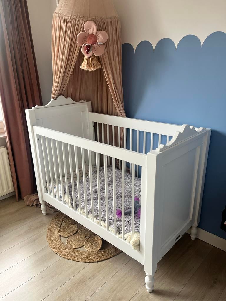 Bopita ledikantje wit - woensdag 29-4 ophalen!, Kinderen en Baby's, Babywiegjes en Ledikanten, Zo goed als nieuw, Ledikant, Ophalen