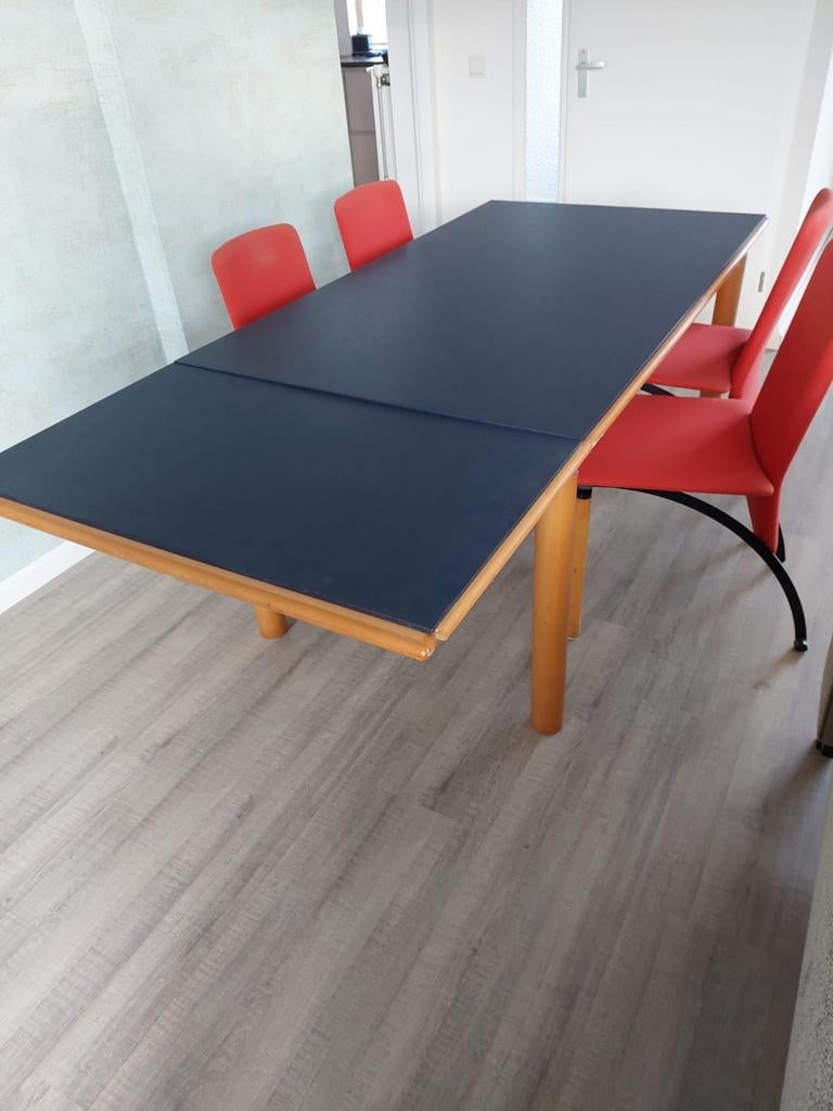 Eetkamertafel van Castelijn, Ophalen, Gebruikt, 50 tot 100 cm, Rechthoekig