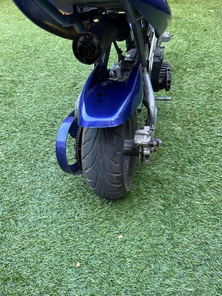 Blauwe Pitbike - Gebruikt maar functioneel, Ophalen, Gebruikt, Pitbike