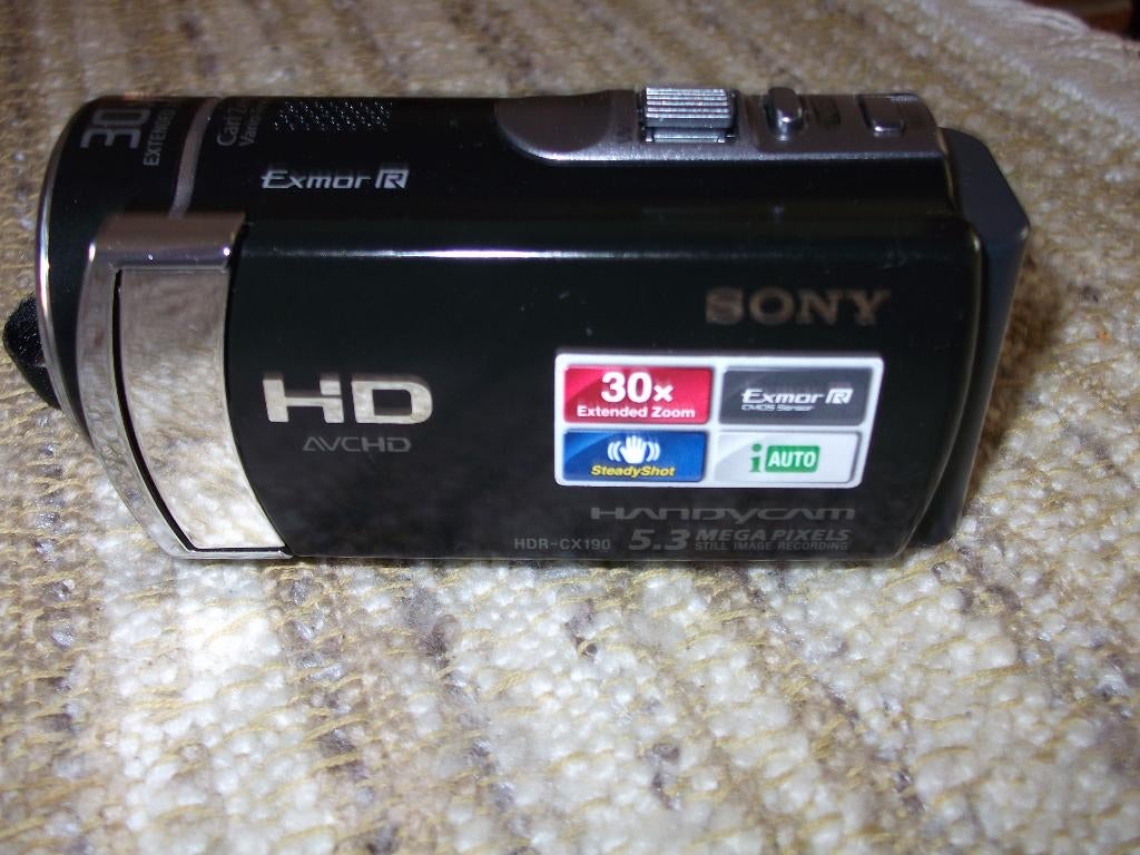 Sony Handycam corder type: HDR-CX 190 E digitaal, Audio, Tv en Foto, Videocamera's Digitaal, Nieuw, Camera, Geheugenkaart, Sony