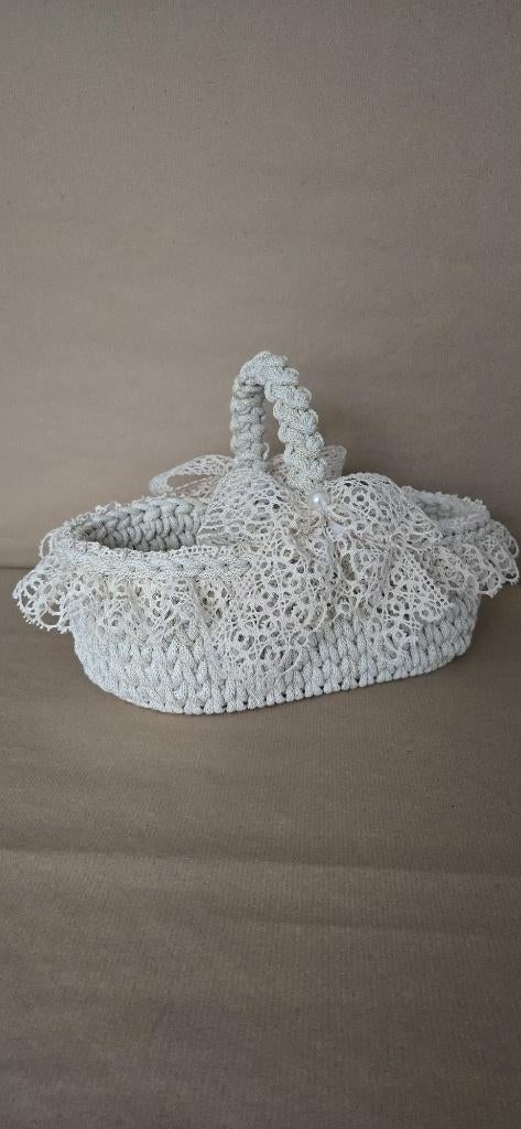 Gehaakt Paasmandje 27x15cm  | EK Ewelina Kamińska handmade, Ophalen of Verzenden, Nieuw