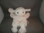 toi toys handpop schaap velours geborduurde ogen bruin/zwart, Ophalen of Verzenden, Nieuw, Overige typen