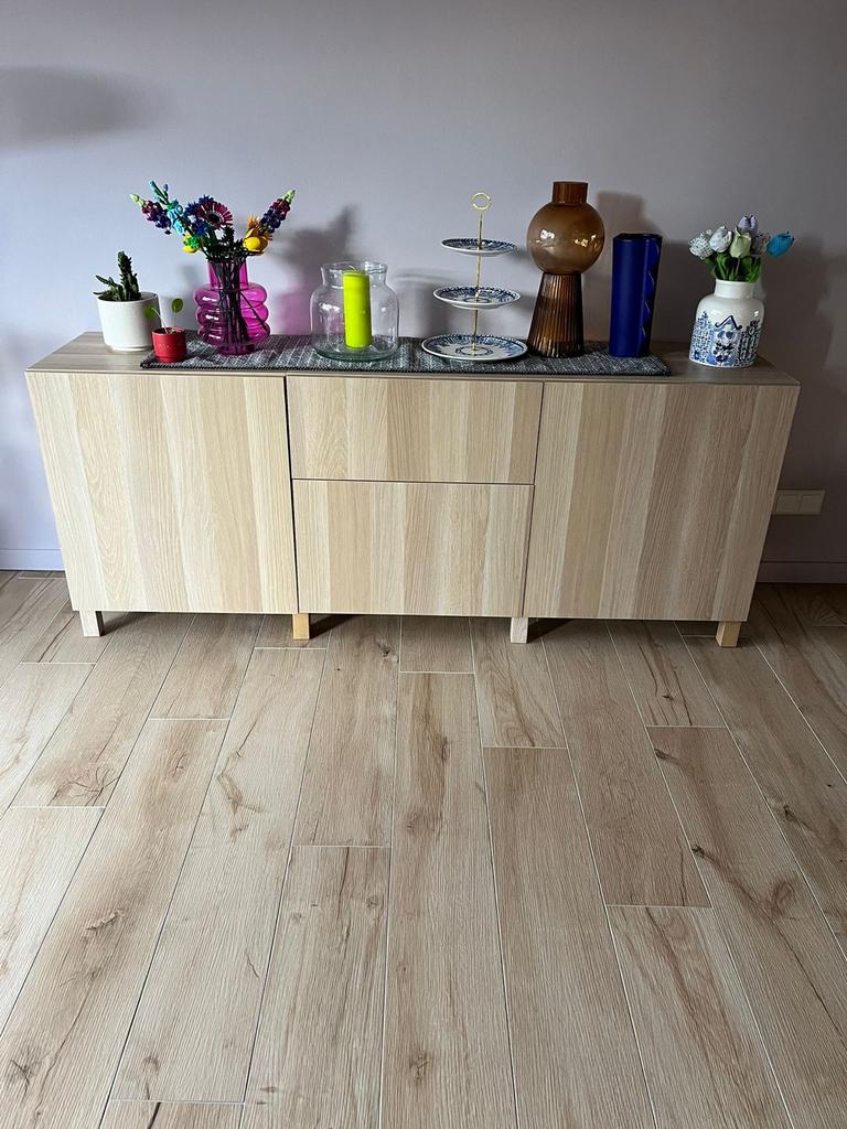 IKEA BESTÅ Opbergkast – In perfecte staat, Ophalen, 150 tot 200 cm, Zo goed als nieuw, Met lade(s)