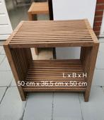 Bijzettafeltje, 45 tot 60 cm, Minder dan 55 cm, Vierkant, Ophalen of Verzenden