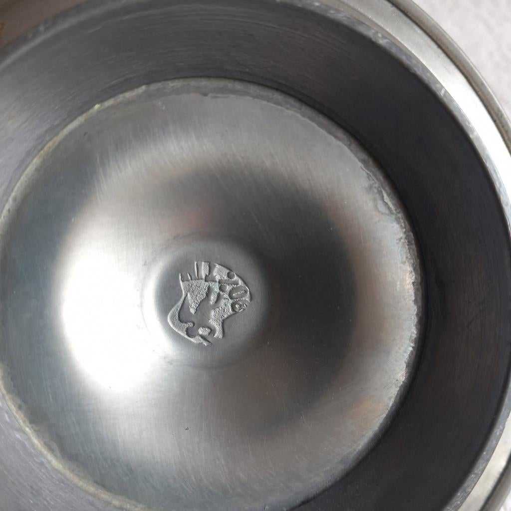 Tinnen kandelaar, Verzenden, Zo goed als nieuw, Drums of Percussie