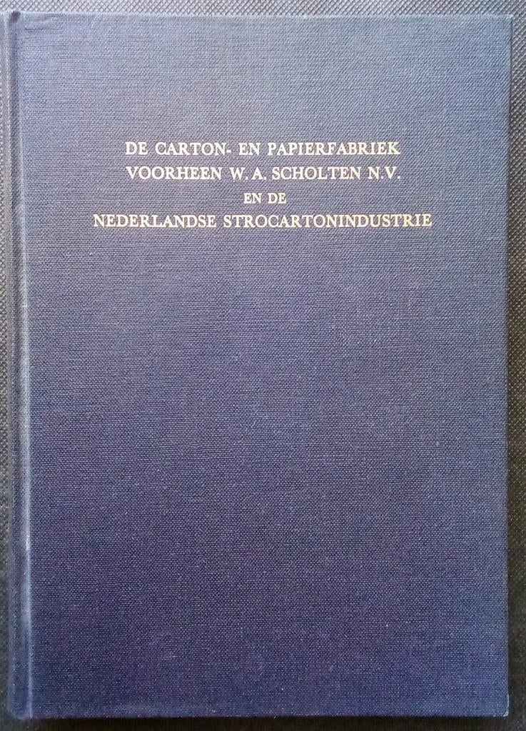 Groningana:Gedenkboek W.A.Scholten strocartonindustrie ('54), Ophalen of Verzenden, Zo goed als nieuw