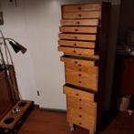 Hoge smalle kast met 18 laden - Ideaal voor kleine ruimtes, Huis en Inrichting, Kasten | Ladekasten, Minder dan 50 cm, Gebruikt