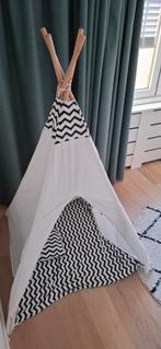 Kinder tipi tent zwart-wit zigzag patroon, Ophalen of Verzenden