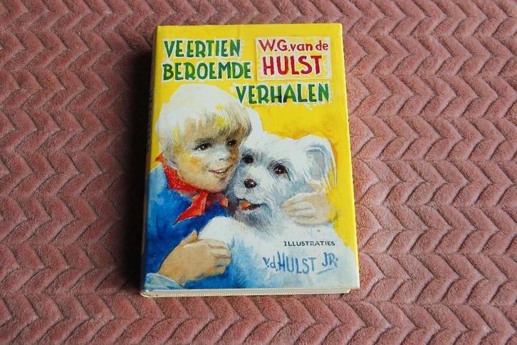 veertien beroemde verhalen. W.G vd Hulst, Boeken, Kinderboeken | Jeugd | onder 10 jaar, Gelezen, Fictie algemeen, Ophalen of Verzenden