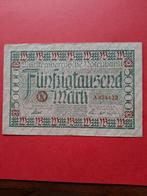 Biljet 50.000 Mark Duitsland 1923 Württembergische Notenbank, Ophalen of Verzenden