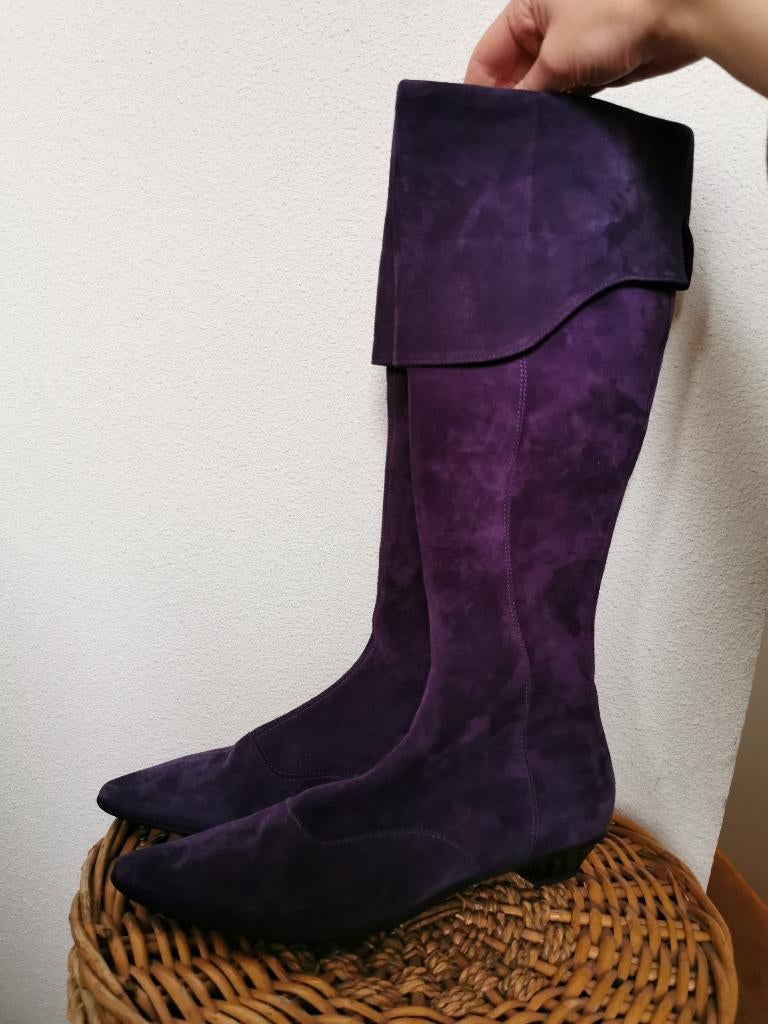 Nieuwe paarse Davos laarzen maat 38,5, Hoge laarzen, Overige kleuren, Nieuw, Ophalen of Verzenden